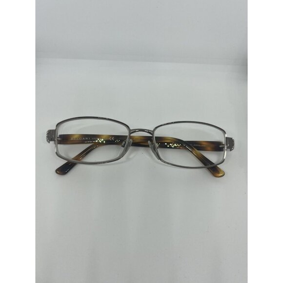 Bvlgari Eyeglasses Brown Silver Color 278-B 53-16 For Unisex USED Made In Italy main image 5
